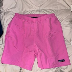 Patagonia Men's Vibrant Pink Athletic Shorts
